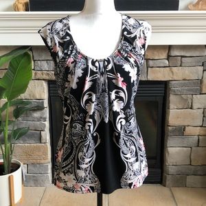 EUC White House Black Market top size medium